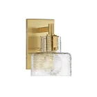 Savoy House 9-1030-1-322 1-Light 60W Warm Brass Wall Sconce
