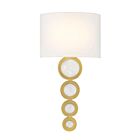 Savoy House 9-1032-1-322 1-Light 9W Warm Brass Wall Sconce