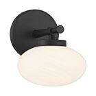 Savoy House 9-1050-1-BK 1-Light 60W Matte Black Wall Sconce
