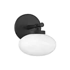 Savoy House 9-1050-1-BK 1-Light 60W Matte Black Wall Sconce