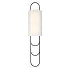 Savoy House 9-1051-1-89 1-Light 22W Matte Black Wall Sconce
