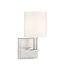 Savoy House Essentials Waverly 9-1200-1-SN 1-Light Satin Nickel Wall Sconce