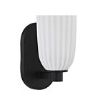 Savoy House 9-1245-1-BK Baldwin 1-Light 60W Black Incandescent/LED Indoor Wall Light