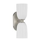 Savoy House 9-1245-2-SN Baldwin 2-Lights 60W Satin Nickel Incandescent/LED Indoor Wall Light