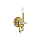 Savoy House 9-1360-1-322 1-Light 60W Warm Brass Wall Sconce