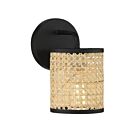 Savoy House Jaylar 9-1648-1-89 1-Light Matte Black Wall Sconce