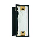 Savoy House Hayward 9-1697-1-143 1-Light Matte Black with Warm Brass Accents Wall Sconce