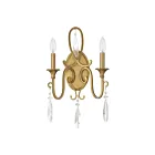Savoy House Fairchild 9-2704-2-322 2-Lights Warm Brass Wall Sconce