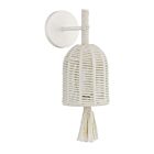 Savoy House 9-3402-1-341 Lunara 1-Light 60W White Incandescent/LED Indoor Wall Light