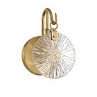Savoy House 9-3981-1-322 Addison 1-Light 60W Brass Vanity Light 