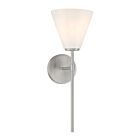 Savoy House 9-4010-1-SN 1-Light 60W Satin Nickel Wall Sconce