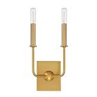 Savoy House Essentials Avondale 9-4044-2-322 2-Lights Warm Brass Wall Sconce