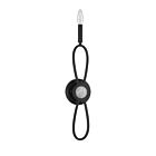 Savoy House 9-4100-1-89 Minette 1-Light 60W Black Incandescent/LED Indoor Wall Light