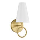 Savoy House 9-4700-1-322 Wilkes 1-Light 60W Brass Incandescent/LED Indoor Wall Light