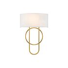 Savoy House 9-4800-2-322 Tempe 2-Lights 120W Warm Brass Wall Sconce