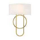 Savoy House 9-4800-2-322 Tempe 2-Lights 120W Warm Brass Wall Sconce