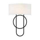 Savoy House 9-4800-2-89 Tempe 2-Lights 120W Matte Black Wall Sconce