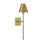 Savoy House Essentials Jefferson 9-5201-1-322 1-Light Warm Brass Wall Sconce