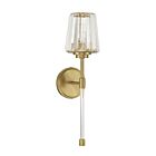 Savoy House Essentials Garnet 9-6001-1-322 1-Light Warm Brass Wall Sconce