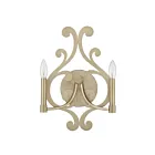 Savoy House 9-6094-2-127 2-Lights 120W Noble Brass Wall Sconce