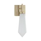 Savoy House 9-6122-1-127 Leland 1-Light 8W Brass Indoor Wall Light with Integrated LED