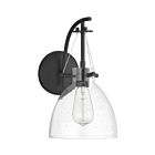 Savoy House Essentials Foster 9-7005-1-89 1-Light Matte Black Wall Sconce
