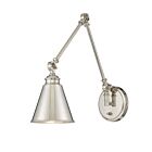 Savoy House Essentials Morland 9-961CP-1-109 1-Light Polished Nickel Wall Sconce