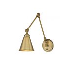 Savoy House Essentials Morland 9-961CP-1-322 1-Light Warm Brass Wall Sconce