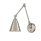Savoy House Essentials Morland 9-961CP-1-SN 1-Light Satin Nickel Wall Sconce