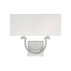Savoy House Essentials Rhodes 9-998-2-SN 2-Lights Satin Nickel Wall Sconce