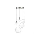 Savoy House Meridian  M10099BN 5-Lights 10W Brushed Nickel Pendant