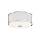 Savoy House Meridian M60018BN 3-Lights 180W Brushed Nickel Flush Mount