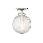 Savoy House Meridian M60056PN 1-Lights 60W Polished Nickel Semi Flush Mount