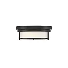 Savoy House Meridian M60062MBK 2-Lights 120W Matte Black Flush Mount
