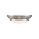Savoy House Meridian M60063BN 2-Lights 120W Brushed Nickel Flush Mount