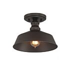 Savoy House Meridian M60068ORB 1-Lights 60W Oil Rubbed Bronze Semi Flush Mount