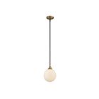 Savoy House Meridian  M70005-79 1-Lights 60W Oil Rubbed Bronze with Natural Brass Mini Pendant