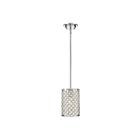 Savoy House Meridian  M70017CH 1-Lights 60W Chrome Mini Pendant