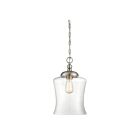 Savoy House Meridian M70019BN 1-Lights 60W Brushed Nickel Mini Pendant
