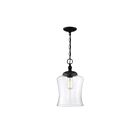 Savoy House Meridian M70019MBK 1-Lights 60W Matte Black Pendant