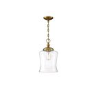 Savoy House Meridian M70019NB 1-Lights 60W Natural Brass Pendant