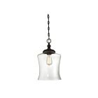 Savoy House Meridian M70019ORB 1-Lights 60W Oil Rubbed Bronze Mini Pendant
