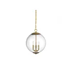 Savoy House Meridian  M70060NB 3-Lights 180W Natural Brass Pendant