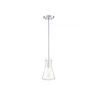 Savoy House Meridian  M70063CH 1-Lights 60W Chrome Pendant
