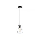Savoy House Meridian  M70063MBK 1-Lights 60W Matte Black Pendant