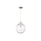Savoy House Meridian  M70068BN 1-Lights 60W Brushed Nickel Mini Pendant