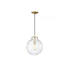 Savoy House Meridian  M70068NB 1-Lights 60W Natural Brass Mini Pendant