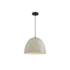Savoy House Meridian  M70093CMBK 1-Lights 60W Concrete with Matte Black Pendant