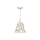 Savoy House Meridian  M70098WW 1-Lights 60W Weathered White Pendant