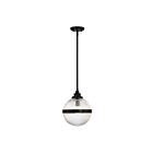 Savoy House Meridian  M70100MBK 1-Lights 60W Matte Black Mini Pendant